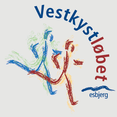 Vestkystløbet Esbjerg logo design Linda kongerslev