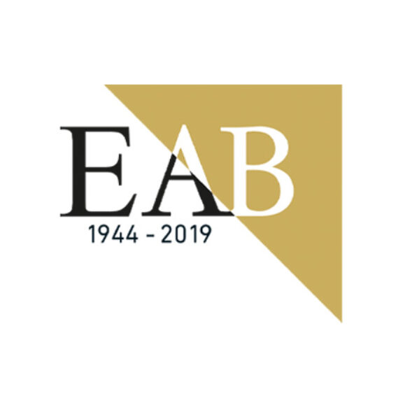 EAB logo jubilæum-lindakongerlsev